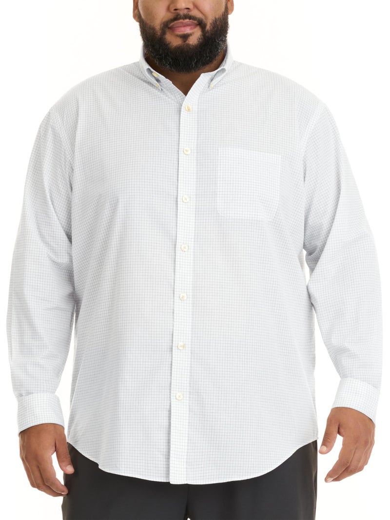 Van Heusen Wrinkle Free Poplin Long Sleeve Shirt - Image 1